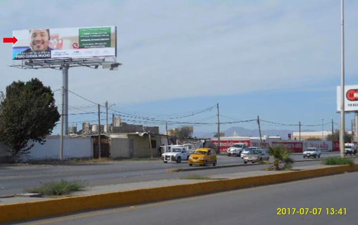 Espectacular COA026S1 en Ejido Ignacio Allende, Torreón, Coahuila de One Marketing