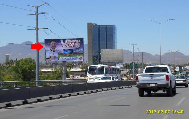 Espectacular COA035S1 en  Periférico L. Echeverría y Blvd. Nazario Ortiz Garza, Guanajuato Ote, Saltillo de One Marketing