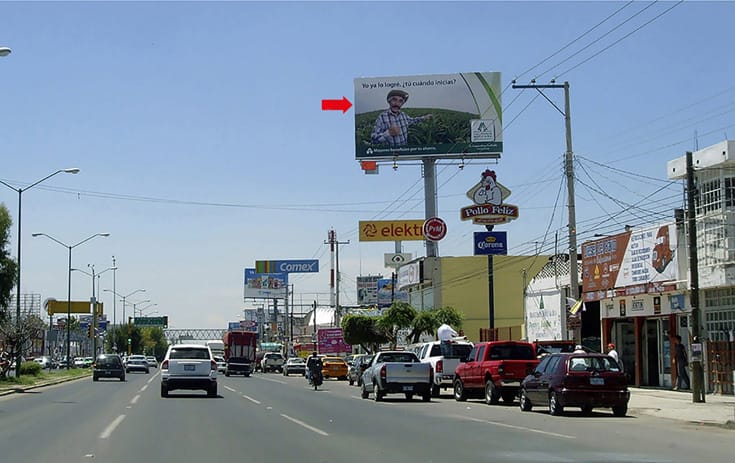 Espectacular GTO001N1 en Celaya, Guanajuato de One Marketing