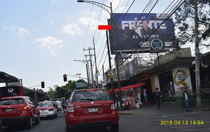Espectacular MDF099N1 en Iztacalco, Ciudad de México de One Marketing