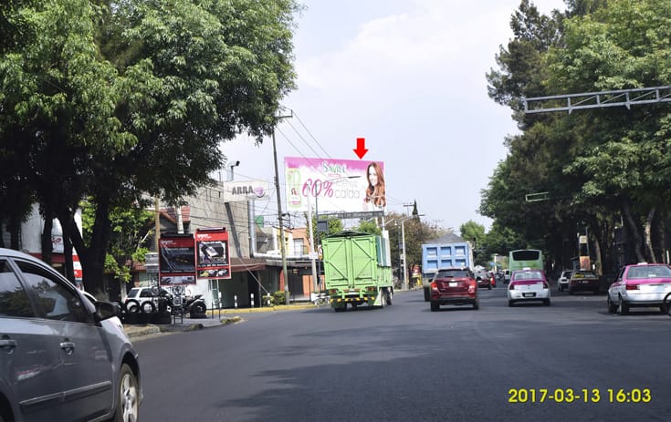Espectacular MDF174P1 en Pie de La Cuesta #180 (Eje 6 Sur), Reforma Iztaccíhuatl, Iztacalco de One Marketing
