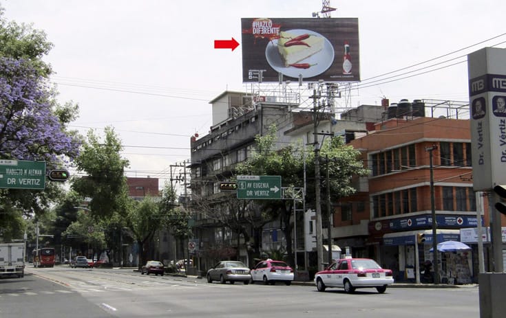 Espectacular MDF241P1 en Narvarte, Benito Juárez, Ciudad de México de One Marketing