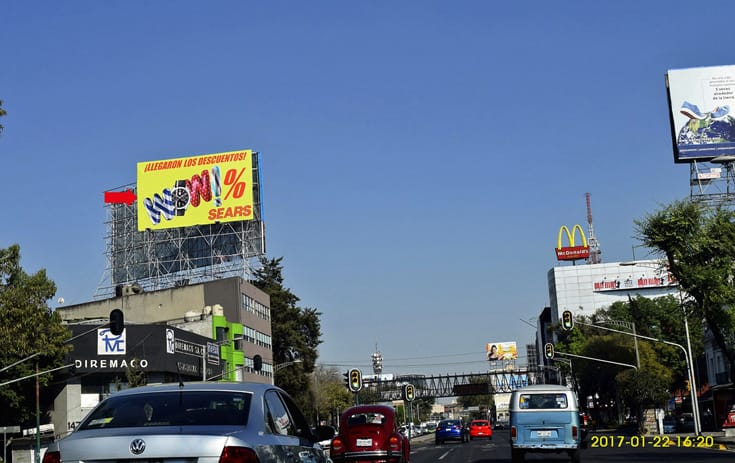 Espectacular MDF374P1 en Av. Chapultepec #133, Juárez, Cuauhtémoc de One Marketing