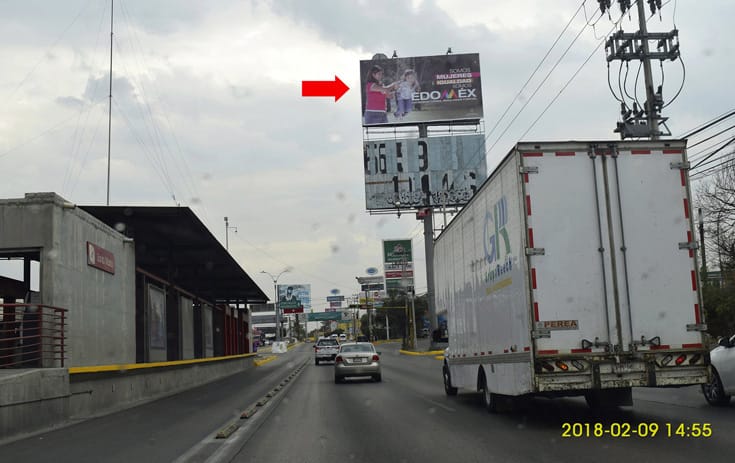 Espectacular MEX014P1 en Unidad Habitacional Conjunto Brillante, Tultitlán, Estado de México de One Marketing