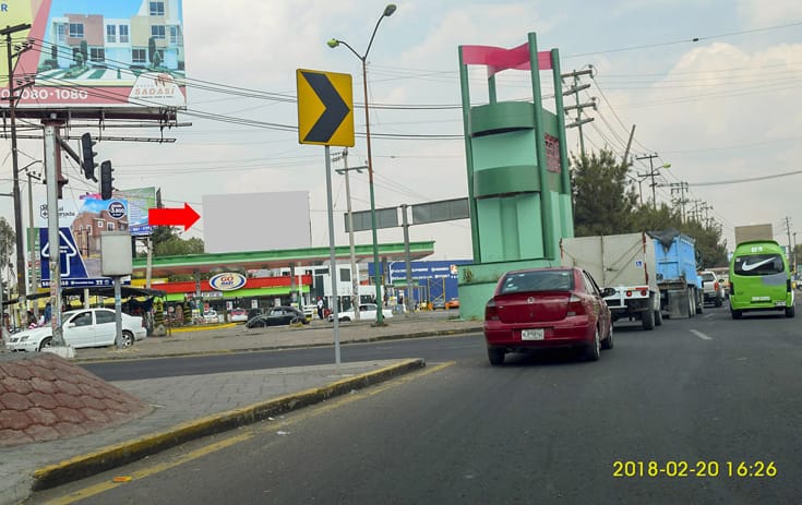 Espectacular MEX051S1 en Vía Morelos Esq. Veracruz #1, Venta de Carpio, Ecatepec de One Marketing