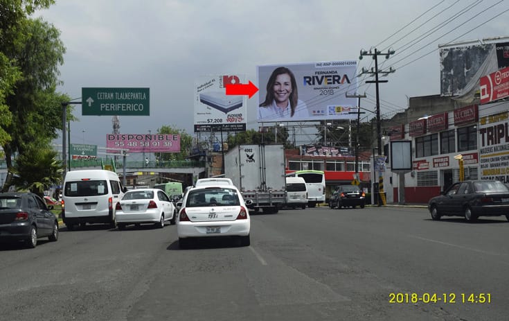 Espectacular MEX069P1 en Atizapán, Estado de México de One Marketing