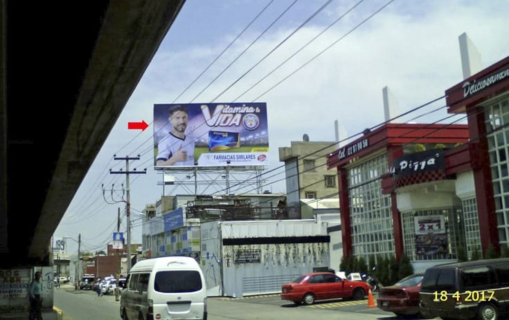 Espectacular MEX113S1 en Venustiano Carranza, Chicoloapan, Estado de México de One Marketing