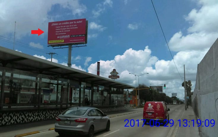 Espectacular MSPUE002O1 en Tlaxcalcingo San Andrés, Puebla de One Marketing