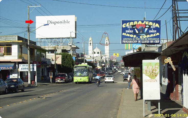 Espectacular MSTAB003S1 en Tamulte Centro, Villahermosa de One Marketing