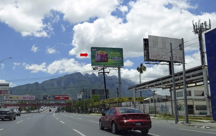 Espectacular NVL010O1 en Av. Fidel Velázquez #1004, Central, Monterrey de One Marketing
