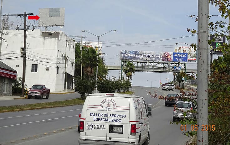 Espectacular NVL052S1 en Burocratas Municipales, Monterrey de One Marketing