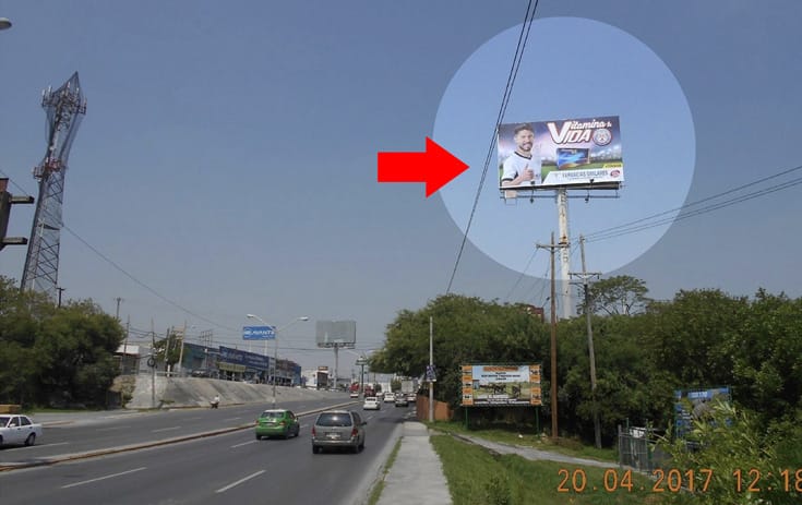 Espectacular NVL055O1 en Valle de Chapultepec, Guadalupe de One Marketing