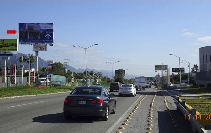 Espectacular NVL063N1 en Carr. Nacional Sn, Los Encinos, Monterrey de One Marketing