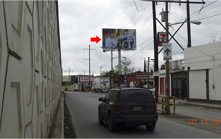 Espectacular NVL064N1 en Rincón del Vergel, Monterrey, Nuevo León de One Marketing