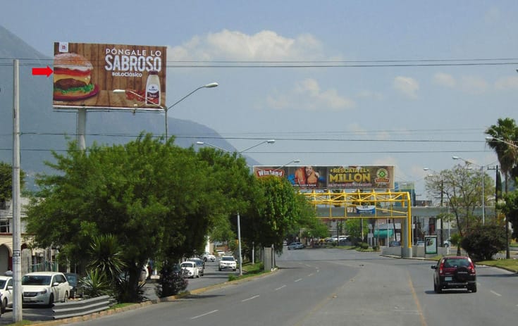 Espectacular NVL065P1 en Monterrey, Nuevo León de One Marketing