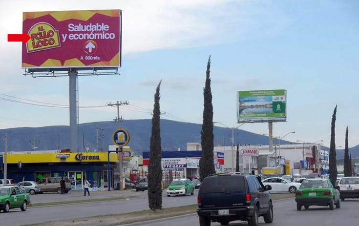 Espectacular NVL109O1 en Concordia, Apodaca, Nuevo León de One Marketing