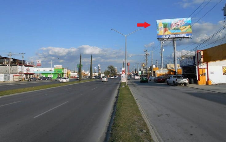 Espectacular NVL109P1 en Apodaca, Nuevo León de One Marketing