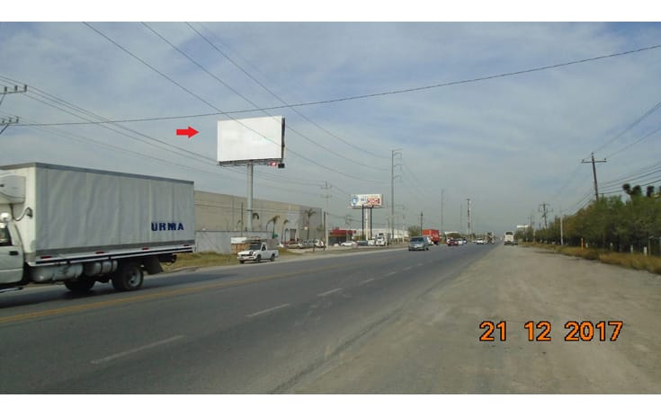 Espectacular P-NVL001S1 en Carr. Libre a Laredo Km. 25.5 Parque Industrial Milimex, Sin Nombre, Ciénega de Flores de One Marketing