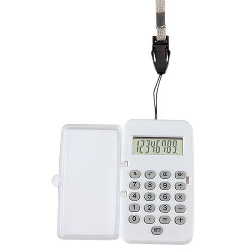 Mini Calculadora Colgable código CT-110 de Artículos Promocionales One Marketing