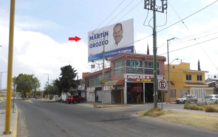 Espectacular AGS002O1 en Ojo Caliente Las Torres, Aguascalientes, Aguascalientes de One Marketing
