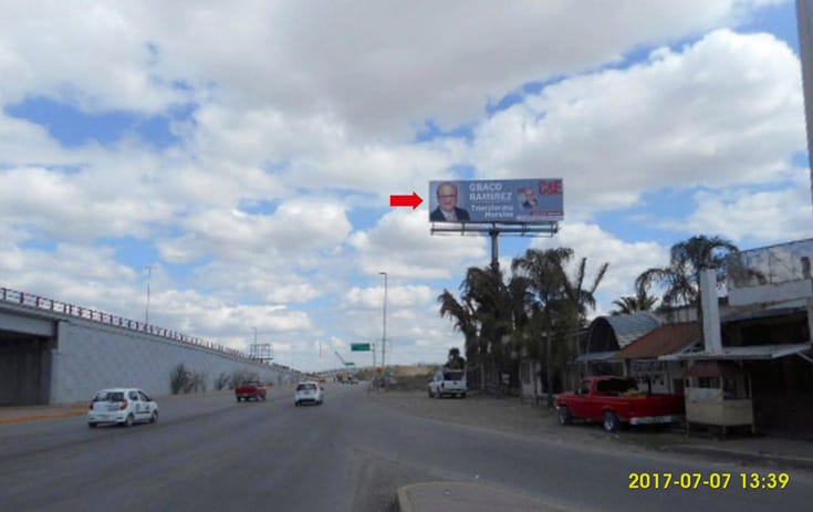 Espectacular COA037N1 en El Fresno, Torreón de One Marketing