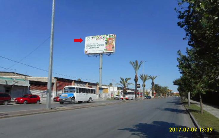 Espectacular COA041P1 en Cuarto de Cobián, Torreón, Coahuila de One Marketing