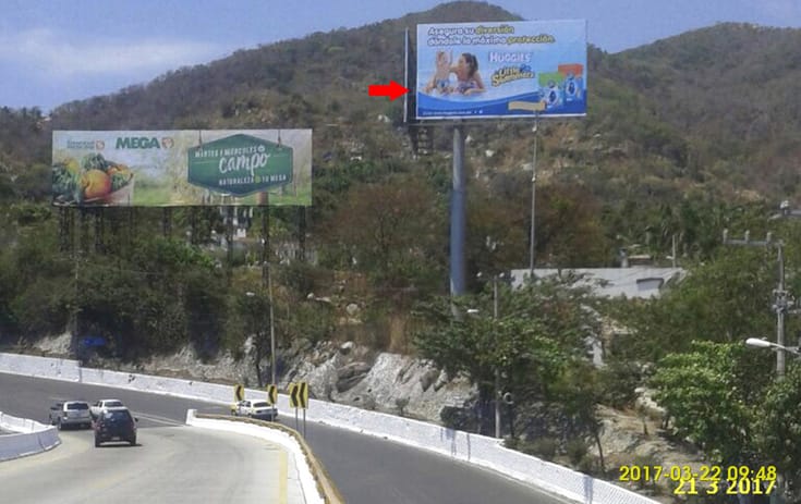 Espectacular GRO007O1 en Vista Las Brisa, Acapulco de One Marketing
