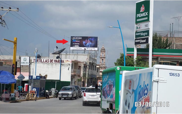 Espectacular GTO060N1 en Silao, Guanajuato de One Marketing