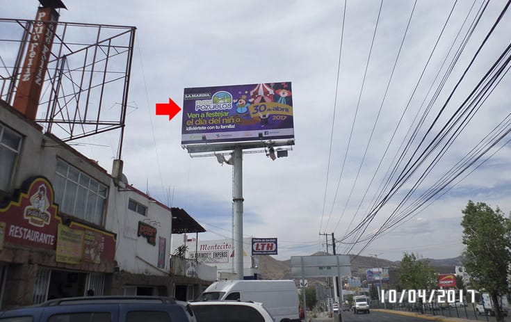 Espectacular GTO075S1 en Burocratas, Guanajuato de One Marketing