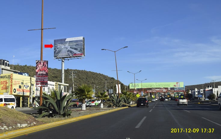 Espectacular HGO007P1 en Mineral de La Reforma, Pachuca, Hidalgo de One Marketing