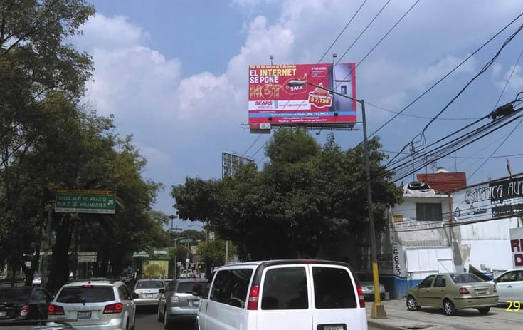 Espectacular MDF173P1 en San Bartolo El Chico, Xochimilco de One Marketing