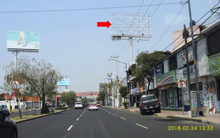 Espectacular MDF180S1 en Prol. División del Norte #5082, La Cebada, Xochimilco de One Marketing