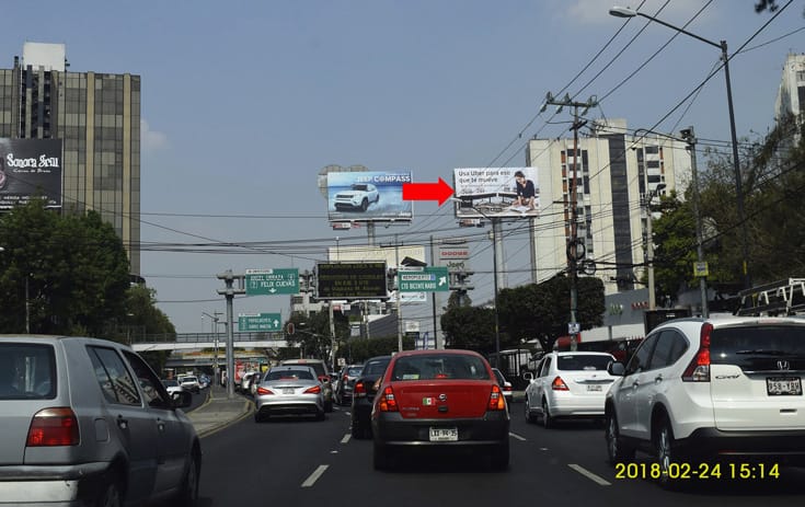 Espectacular MDF372S1 en Coyoacán, Ciudad de México de One Marketing