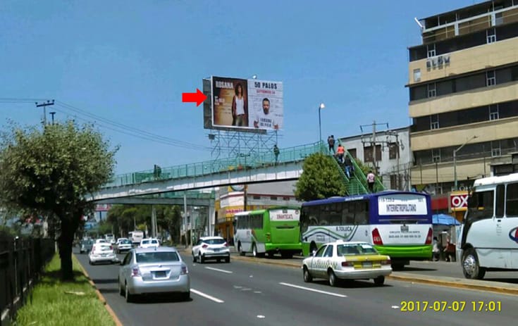 Espectacular MEX129N1 en Paseo Tollocan #347, Altamirano, Toluca de One Marketing