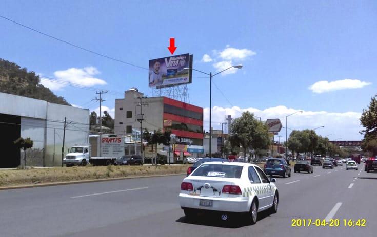 Espectacular MSMEX009P1 en Rincón del Parque, Toluca de One Marketing