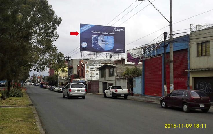 Espectacular MSMEX018S1 en Benito Juárez, Nezahualcóyotl de One Marketing