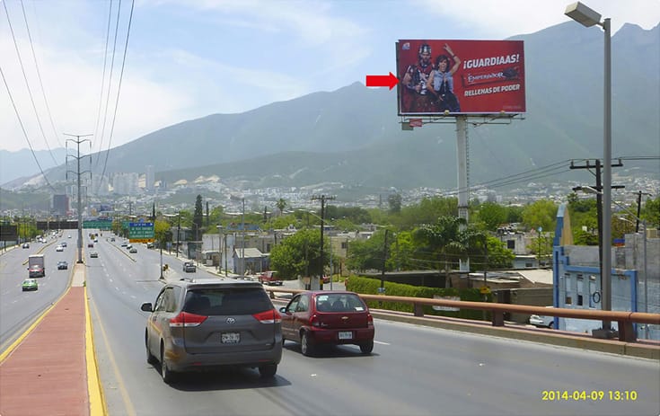 Espectacular NVL051N1 en Valle de Las Mitras, Monterrey, Nuevo León de One Marketing