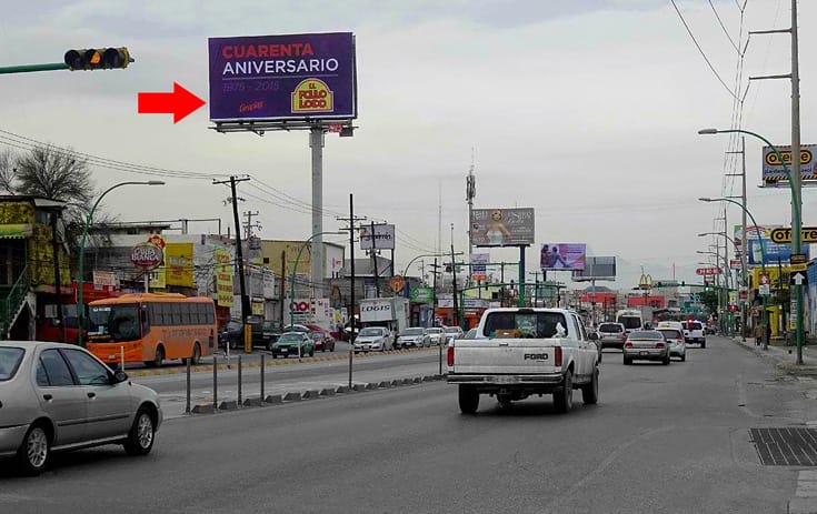Espectacular NVL090O1 en San Jorge, Monterrey de One Marketing