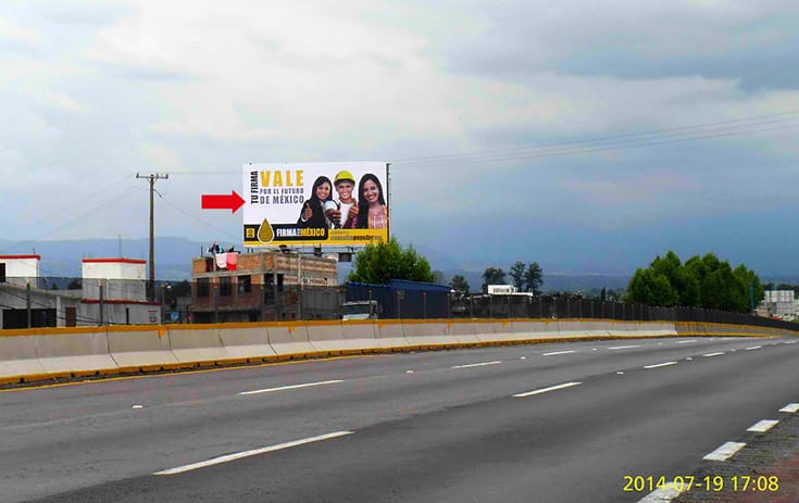 Espectacular PUE002O1 en San Martín Texmelucan, Puebla de One Marketing
