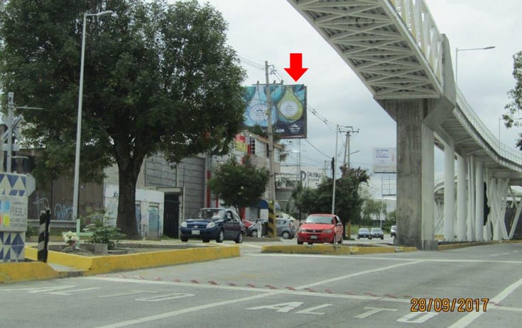 Espectacular PUE006N1 en Aquiles Serdán, Puebla de One Marketing