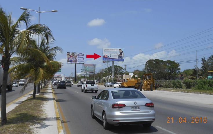 Espectacular QTR020S1 en Benito Juárez, Cancún de One Marketing