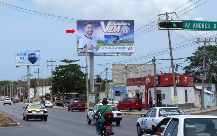 Espectacular QTR057P1 en Benito Juárez, Cancún de One Marketing
