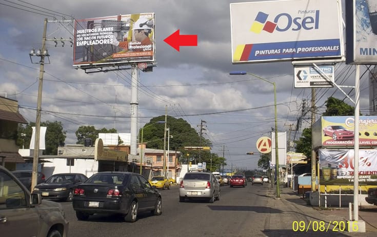 Espectacular TAB004S1 en Villahermosa, Tabasco de One Marketing
