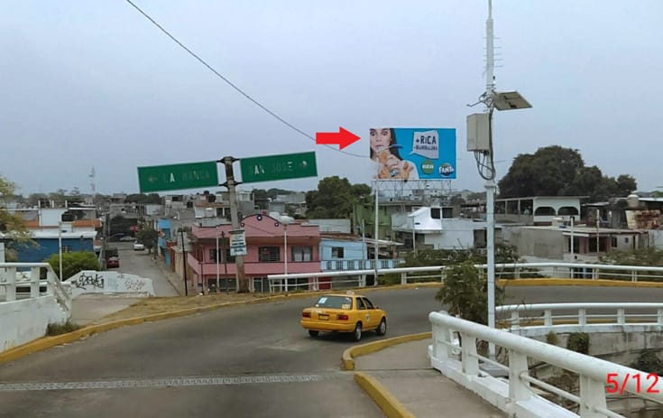Espectacular TAB019P1 en Leandro Robirosa #1009 Puente Paseo Tabasco, Gaviotas, Villahermosa de One Marketing