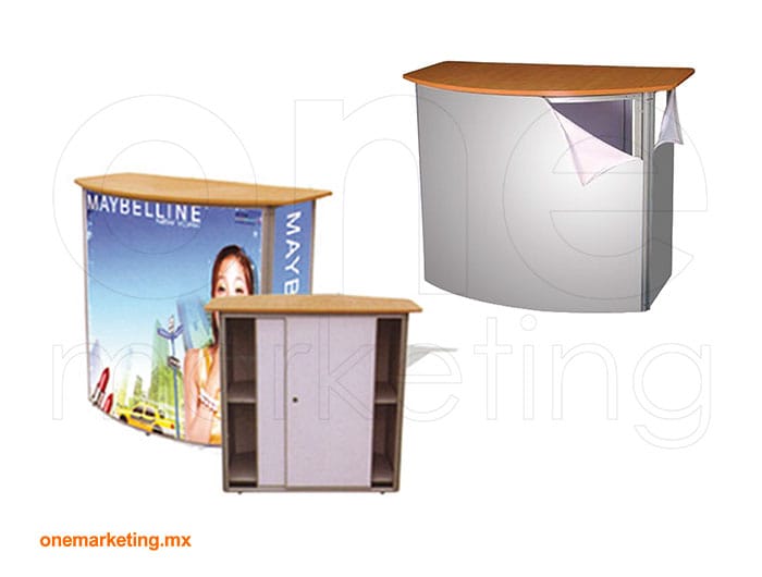 Display tipo Mesa Promocional Deluxe OM-DS-57 de One Marketing Expo Stands y Displays